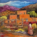 Towards Evening at the Pueblo