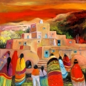 Red Dawn at the Pueblo