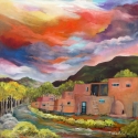 Pueblo Sunset After the Storm