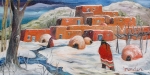 Snowfall at the Pueblo