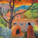 Blue Mountain Pueblo at Sunset