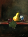Pear with Grapes