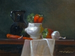 White Bowl with Peppers