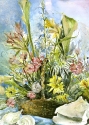 Floral Collage with Shells